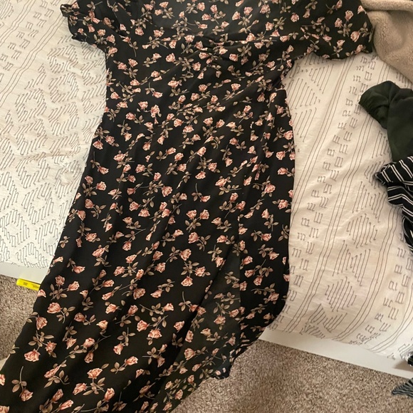 Ditsy flower midi dress - Picture 2 of 2